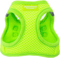 Downtown Pet Supply Step in Dog Harness for Teacup Dogs & Cats No Pull, XX-Small, Atomic Yellow - Adjustable Harness with Padded Mesh Fabric and Reflective Trim - Buckle Strap Harness for Dogs