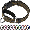 Martingale Dog Collar, Adjustable Nylon Reflective Collar with Buckle No Pull Dog Collar for Small Medium Large Dogs (Army Green M)
