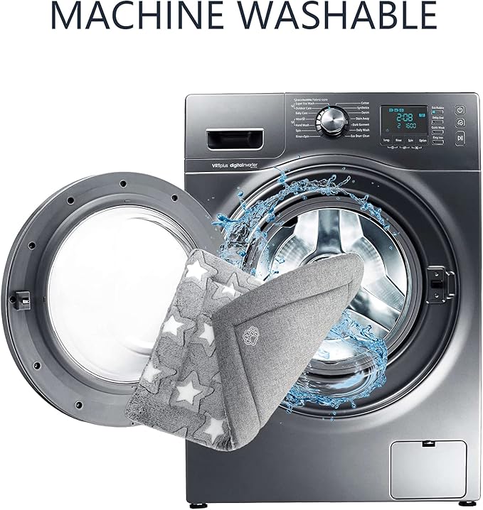 EMPSIGN Dog Crate Pad - Reversible Kennel Mat (Cool & Warm), Machine Washable, Cozy Star Pattern Sleeping Pad for Small Medium Large Dogs, All-Season Pet Bed, Suitable for 54"x37" Dog Crate, Grey