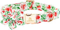 Lionheart glory Dog Collar Flowers Collar Floral Dog Collar with Flower Spring Summer Cute Collar Dog Boy or Girl Dog Collars Soft Durable Adjustable Dog Collars for Small Dogs