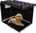 Pet Prime Dog Crate Cover for Wire Cages 24 30 36 42 48 Inch Outdoor Pet Kennel Cover Machine Wash & Dry (Cover Only) (48 Inch Crate Cover (48"x30"x33"))