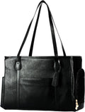 Stylish Dog Purse Carrier, Leather Pet Carrier Bag for Small Dogs Cats Puppy, Airline Approved Soft-Sided Carrier Black