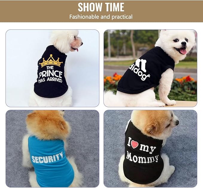 Personalized Dog Shirt Design Your Own Add Photo Text Logo Name Summer Breathable Dogs T-Shirt Clothes for Small Medium Large Pet, 1 PC Blank Black, 3XL