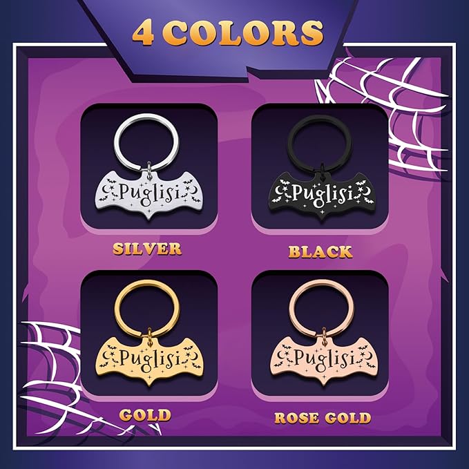 Dog Tags Personalized for Pets - Bat Shape Dog Tag, Customized Pet ID Tag for Black Cat, Witch Friendly Cat Tags, Funny Spooky Dog Name Tag, Stainless Steel Dog ID Tag Engraved on Both Sides