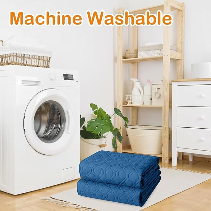 hyha Waterproof Dog Bed Blanket, Soft Pet Blankets, Waterproof Couch Cover for Dogs, Reversible Sofa Covers Washable for Furniture (40x80 Inch, Navy Blue/Blue)