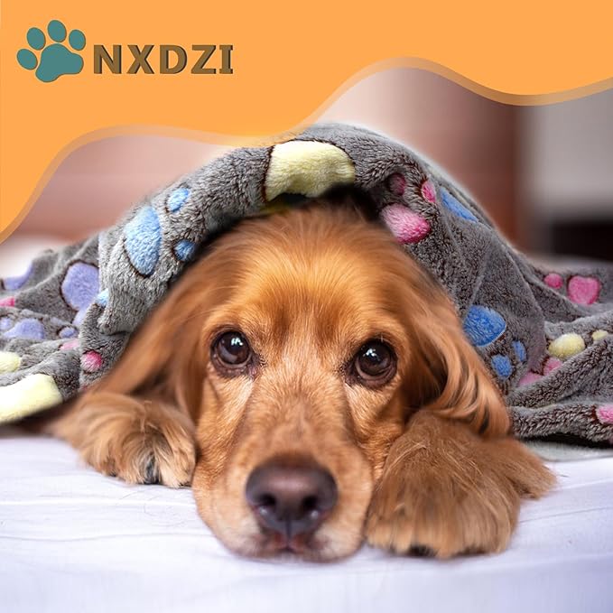 Dog Blankets for Medium Large Dogs Washable, 3 Pack Pet Blanket Washable 41" x 31", Fuzzy Soft Puppy Throw Cover for Kennel Crate Bed