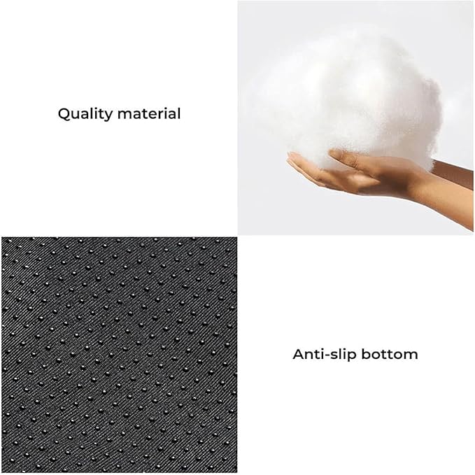 FUNNY FUZZY Pet Fluffy Fuzzy Calming Dog Couch Bed Sofa Protector Washable Pets Mat for Large Medium Small Dogs and Cats (Tie-dye Grey, 37"×31"×5.5")
