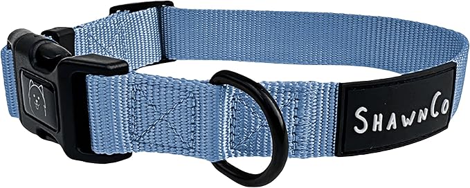 ShawnCo Dream Walk Dog Collar- Premium, Adjustable and Comfortable Pet Collar for Small, Medium, Large and Extra Large Dogs (M, Moonglow)