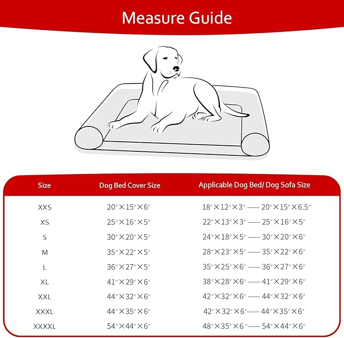 Waterproof Dog Bed Covers Replacement Washable Pet Hair Easy to Remove, Noiseless Quilted Puppy Pet Bed Cover Lovely Black Star Print 20x30 Inches, for Dog/Cat, Cover Only