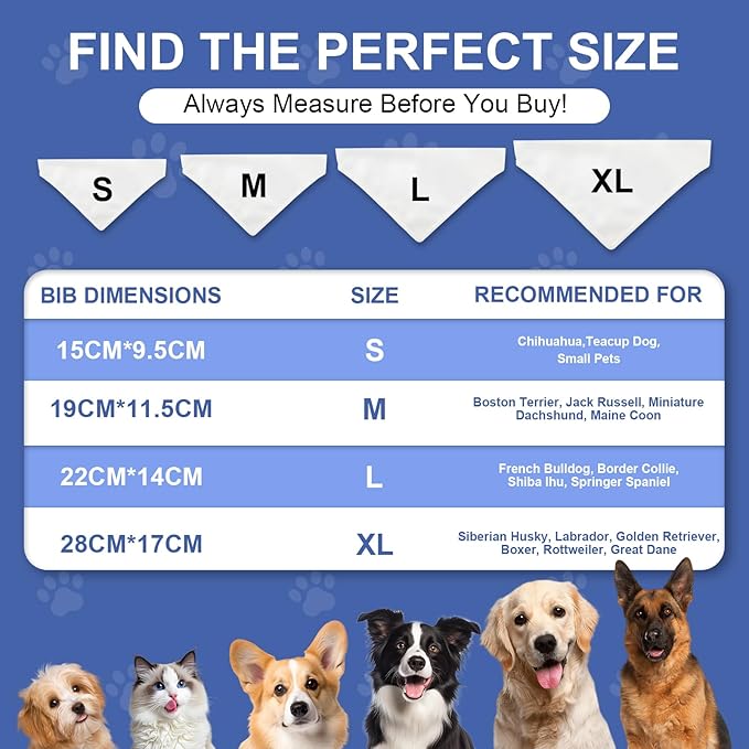 Funny Personalized Dog Bandana Custom Face Design, Custom Dog Bandana with Name, Pet Scarf for Small Medium Large Dogs Personalized Pet Accessories (Funny Style, Small)