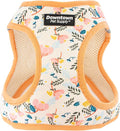 Downtown Pet Supply Step-in Dog Harness – No Pull, Adjustable Padded Mesh with Reflective Trim, Secure Buckle Strap – Comfortable & Breathable Small Dog Harness, Small, Floral