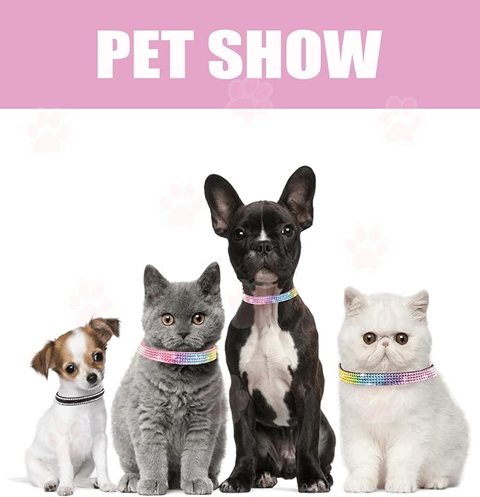 Solmoony Breakaway Cat Collars with Bell,Adjustable Safe Kitten Collar,Cat Collars for Girl Cats with Rhinestone Soft Velvet (Purple1)