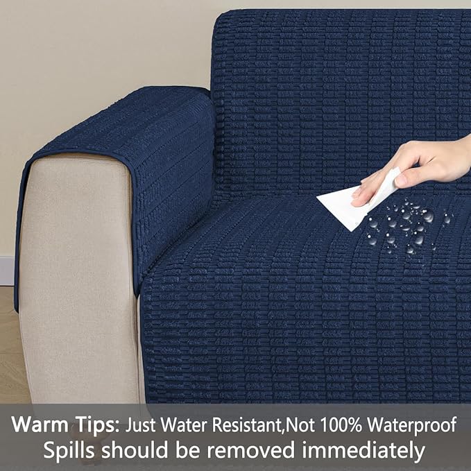 Muamar Dog Bed Cover Sofa Protector,Anti Slip Waterproof Sofa Covers for Living Room Couch Covers,Sofa Mat,Seat Cover, Dog Mat,Pet Pad for Furniture 1 Piece (60x82 inch, Dark Blue)