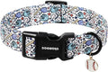 DOGWONG Baseball Dog Collar-Cute Boy Baseball Dog Collar, Adjustable Soft Male Dogs Collars for Small Medium Dogs, S