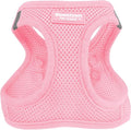 Downtown Pet Supply Step-in Dog Harness – No Pull, Adjustable Padded Mesh with Reflective Trim, Secure Buckle Strap – Comfortable & Breathable Small Dog Harness, Small, Baby Pink