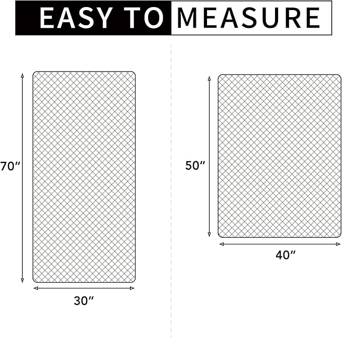 Easy-Going 100% Waterproof Dog Bed Cover, Non-Slip Pet Blanket for Furniture, Washable Couch Cover, Repleasement Sofa Cover (30X70 in, Light Gray)