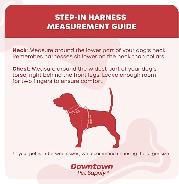 Downtown Pet Supply Step in Dog Harness for Small Dogs No Pull, Small, Doodle - Adjustable Harness with Padded Mesh Fabric and Reflective Trim - Buckle Strap Harness for Dogs
