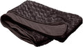Furhaven Replacement Dog Bed Cover Ultra Plush Faux Fur & Suede Contour Luxe Lounger, Machine Washable - Chocolate, Giant (XXX-Large)