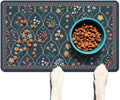 Absorbent Pet Dog Bowl Mat for Food and Water, Pet Cat Food Feeding Mat with Non Slip Rubber Backing, Dog Food Mats for Floors Waterproof, 24"x32"