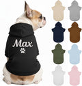 Personalized Dog Hoodie, Custom Embroidered Name Pet Hoodie, Warm Winter Outfit for Dogs, Pet Clothes, Gift for Dog Lovers 1