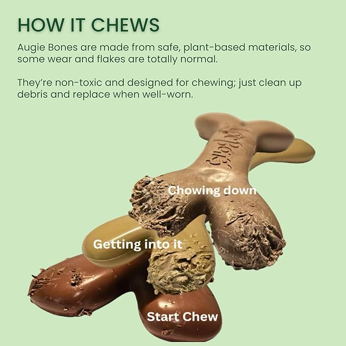 2-Pack Non-Toxic Dog Toys - Sustainable Bacon Flavored Dog Chew Toys for Aggressive Chewers - Plant-Based Bioplastic Pet Toys - Made in The USA (Mighty)