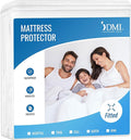 DMI King Size Waterproof Mattress Protector - Fitted, Noiseless Mattress Cover, Soft and Breathable,78" x 80"x 15", White