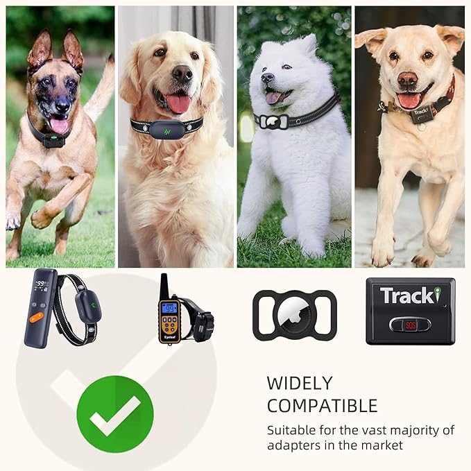 Collar Replacement Strap, Reflective Replacement Nylon Collar Strap Dog GPS Training Bark Receiver Collars, Durable Adjustable E Collar Straps for Small Medium Large Dogs, Red