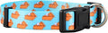 Native Pup Thanksgiving Dog Collar- Fall Collars for Dogs- Autumn Leaf, Turkey, Pumpkin Pie, Holiday Leaves- Girl Boy Puppy- Adjustable for Small, Medium, Large Breeds (Pumpkin Pie, Medium)