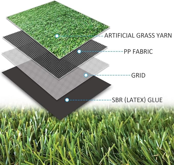 ALTRUISTIC Artificial Grass 11FTX89FT(979 Square Feet), Realistic Fake Grass Deluxe Turf Synthetic Thick Lawn Pet Turf, 1 3/8” Height, Outdoor Decor, Customized