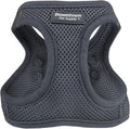 Downtown Pet Supply Step-in Dog Harness – No Pull, Adjustable Padded Mesh with Reflective Trim, Secure Buckle Strap – Comfortable & Breathable Small Dog Harness, Medium, Charcoal