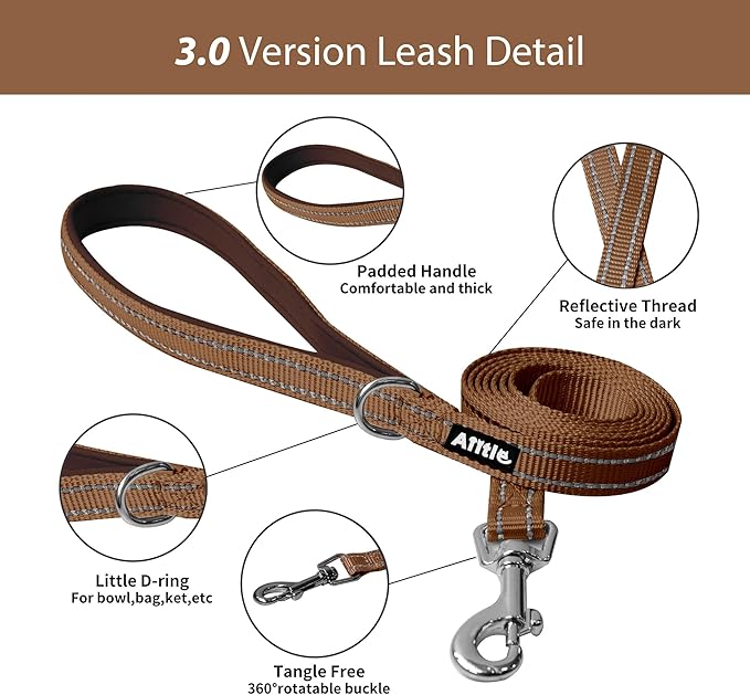 AIITLE Dog Harness, No-Pull Cat Harness with a Leash, Adjustable Reflective Dog Vest, Cat Harness Escape Proof, Outdoor Walking, Running,Training for Extra Small Dogs and House Cats Beige XXXS