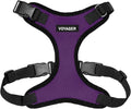 Voyager Step-in Pet Harness - All Weather Mesh, Adjustable Step in Harness for Cats and Dogs by Best Pet Supplies - Purple/Black Trim, S