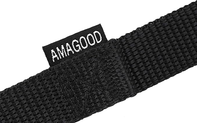 AmaGood Dog/Puppy Obedience Recall Training Agility Lead-15 ft 20 ft 30 ft 50 ft Long Leash-for Dog Training,Tie Out,Play,Safety,Camping (15 feet, Black)