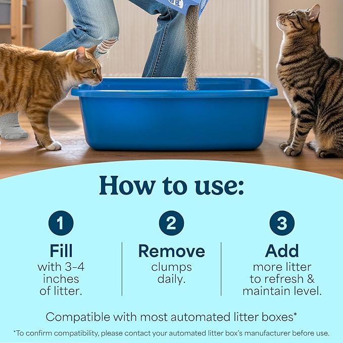 Fresh Step Clumping Litter With Febreze Freshness Gain Original Scent, Low-Dust Formula With Ammonia Block Technology, 14 lb. Box