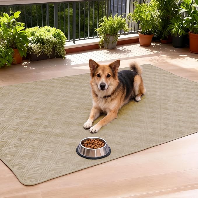 hyha Waterproof Dog Blanket, Reversible Pet Bed Blanket, Soft Sofa Couch Cover for Dogs Washable, Waterproof Pet Couch Covers for Sofa Puppy Cats Furniture Protector(52"x82", Taupe/Taupe)