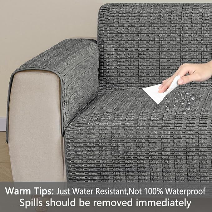 Muamar Dog Bed Cover Sofa Protector,Anti Slip Waterproof Sofa Covers for Living Room Couch Covers,Sofa Mat,Seat Cover,Dog Mat,Pet Pad for Furniture 1 Piece (60x70 inch, Dark Grey)