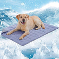 MARUNDA Dog Cooling Mat, No Need to Freeze Or Refrigerate This Cool Pet Pad Cat Mats- Keep Your Pet Cool, Machine Washable. ((44" x 32" XL-Crate), Blue)