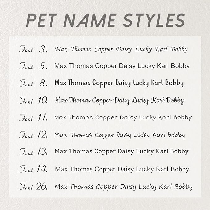Anavia Personalized Pet ID Tags, Stainless Steel Glossy Laser Engraved Dog Cat Collar Name Tags, Multiple Colors Shapes Sizes (Round, Regular)