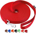 AmaGood Dog/Puppy Obedience Recall Training Agility Lead-15 ft 20 ft 30 ft 50 ft Long Leash-for Dog Training,Recall,Play,Safety,Camping (15feet, Red)