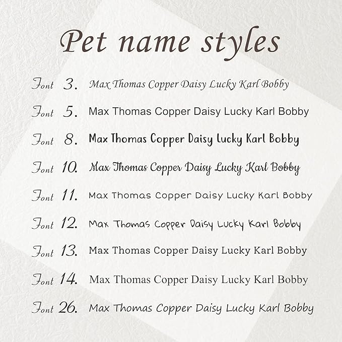 Anavia Slide On Silent Pet ID Tags, S/M/L/XL Personalized Black Stainless Steel Colored Silicone Cat Dog Name Tag, Customized Engraved Nameplate, Quiet Chew-Proof Pet Collar Tag (Pink, Medium)
