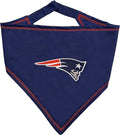 Pets First NFL New England Patriots TIE Dog Bandana, Small/Medium. Ultimate Game-Day, Party Scarf Bib for Pet Cat Dog (NEP-3550-S-M)