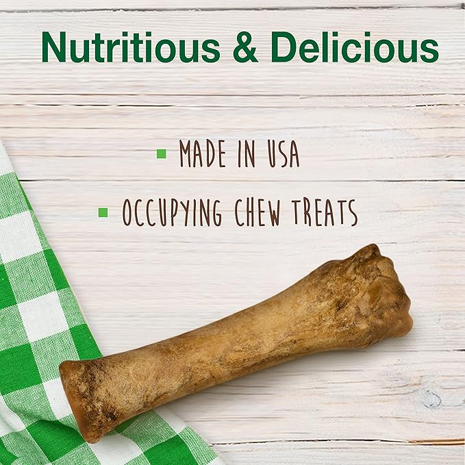 Nylabone Healthy Edibles Natural Dog Chews, Long Lasting Bones for Dogs, Roast Beef Flavor Dog Treats, X-Large (1 Count)