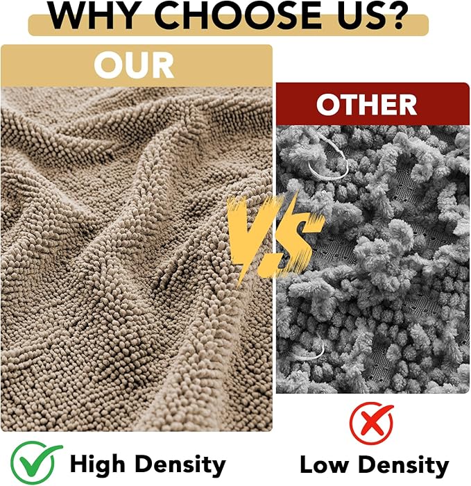 H.VERSAILTEX Non Slip Pet Couch Cover Chenille Dog Bed Protector Thick Soft Sofa Slipcover Pet Friendly Washable Couch Cushion Covers for Pets (52" x 82", Sand)