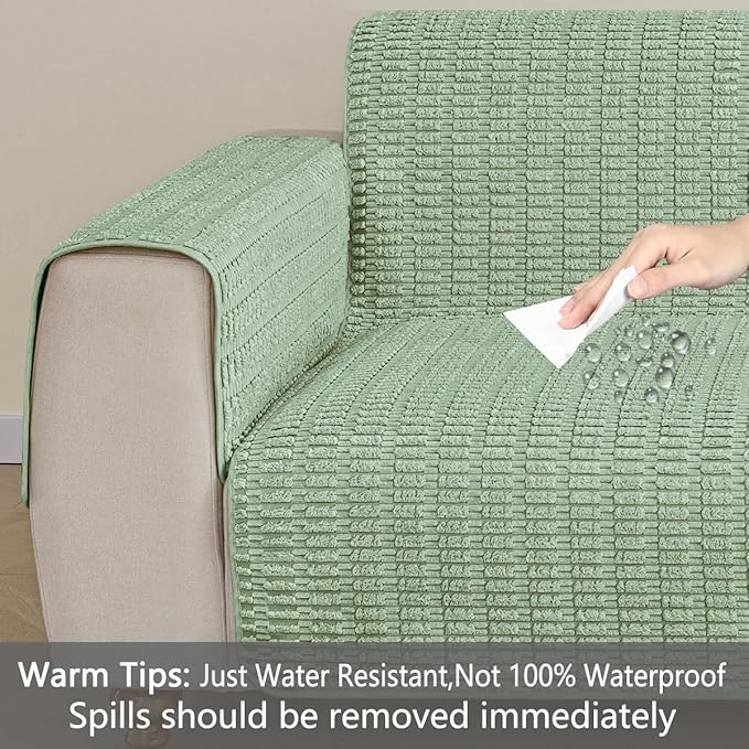 Muamar Dog Bed Cover Sofa Protector,Anti Slip Waterproof Sofa Covers for Living Room Couch Covers,Sofa Mat,Seat Cover,Dog Mat,Pet Pad for Furniture 1 Piece (60x82 inch, Sage Green)