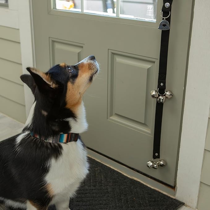 Caldwell's Pet Supply Co. Dog Potty Bells, Dog Door Bell, Bells to Go Outside, Potty Training Bell, Dogs Doorbell, Dogs Potty Doorbell, Ring to Go Pee, All Breed Puppy Training Tool
