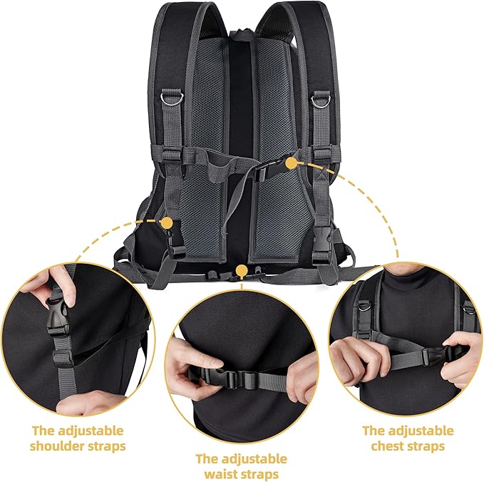 WOYYHO Pet Dog Carrier Backpack Small Dog Front Backpack Ventilated Dog Carrier Back Pack with Storage Pockets, Adjustable Straps & Safety Belt for Travel Hiking Outdoor (Size L: 10-14 lbs, Rose)