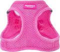 Downtown Pet Supply Step-in Dog Harness – No Pull, Adjustable Padded Mesh with Reflective Trim, Secure Buckle Strap – Comfortable & Breathable Small Dog Harness, XX-Small, Pink