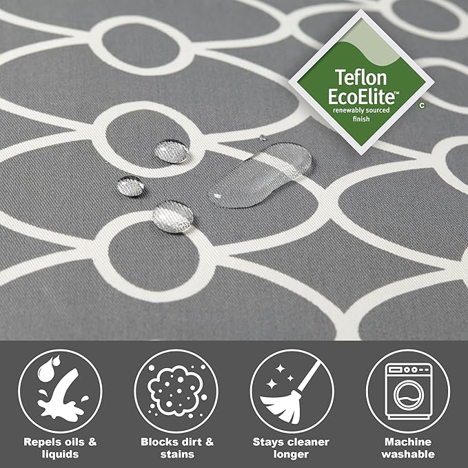 MidWest Homes for Pets Orthoperdic Egg-Crate Nesting Pet Bed w/Teflon Fabric Protector, XL Gray