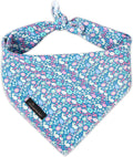 ARING PET Easter Dog Bandanas, Blue Rabbit Egg Pet Bandana Scarf Triangle Bibs for Puppy Small Medium Large Boy Girl Dogs Cats-S