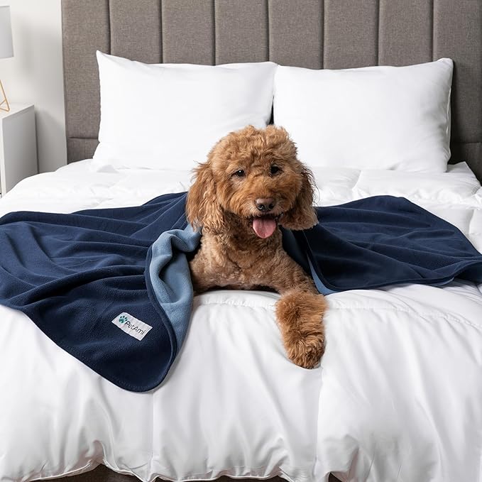PetAmi Waterproof Pet Blanket Dog Bed Couch Cover for Furniture, Reversible Washable Soft Fleece